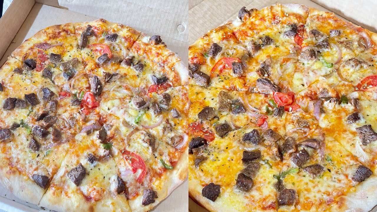 When Cheese Meets Beef 😮‍🔥 | Ultimate Beef Pizza Experience 🍕