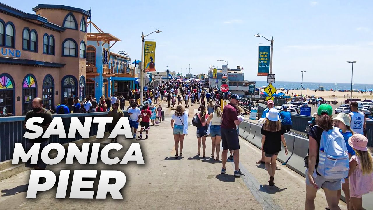Walking Los Angeles : Santa Monica Pier & Beachfront