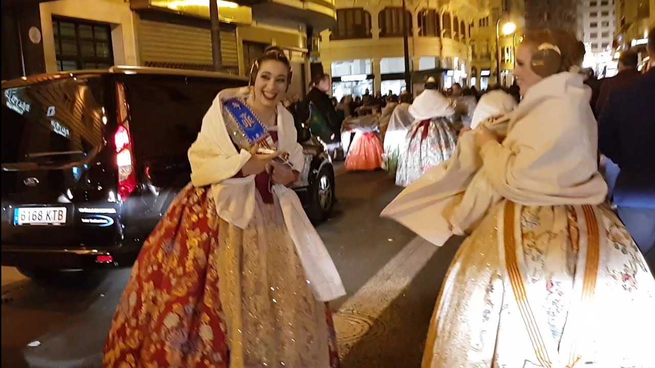 Las Falleras en su última Cena antes de la Cremà 2019