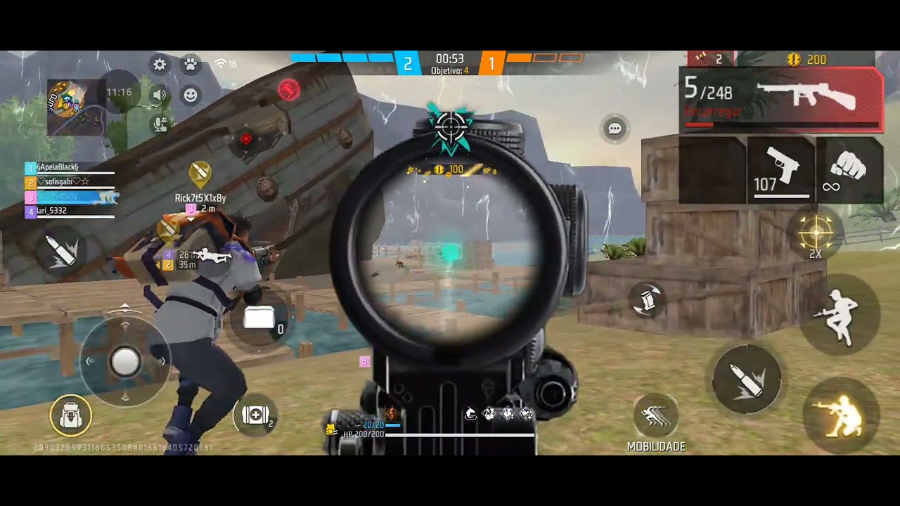 Eu Gravando Free Fire Com o Meu Sobrinho ( eu Vou Gravar Mais Depois nessa Semana mais Vídeos 