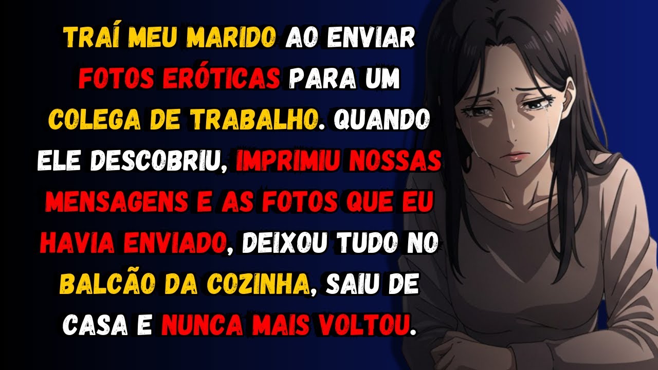 Traí meu marido ao enviar fotos eróticas para um colega de trabalho. Quando ele descobriu...