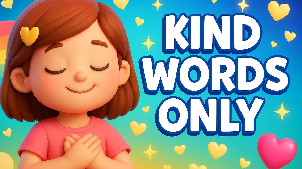 💖 Kind Words Only – Affirmations to Stop Negative Self-Talk in Kids