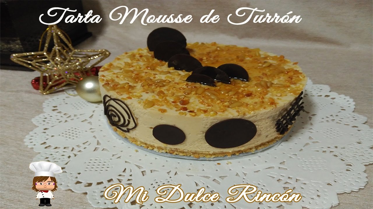 TARTA MOUSSE DE TURRÓN