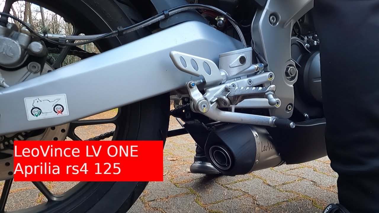APRILIA RS4 125 LEOVINCE EXHAUST