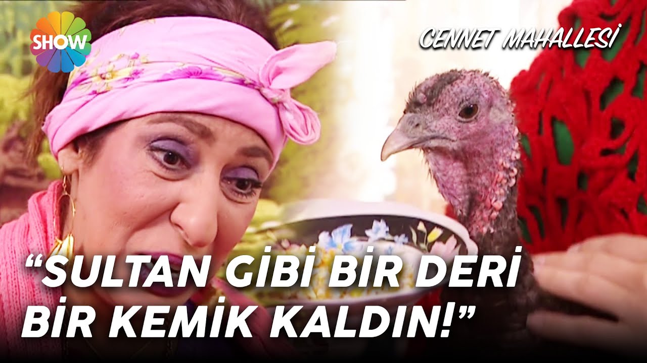 Cennet Mahallesi | Pembe hindiyi kilo alsın diye yedirmeye çalışıyor! 🤣