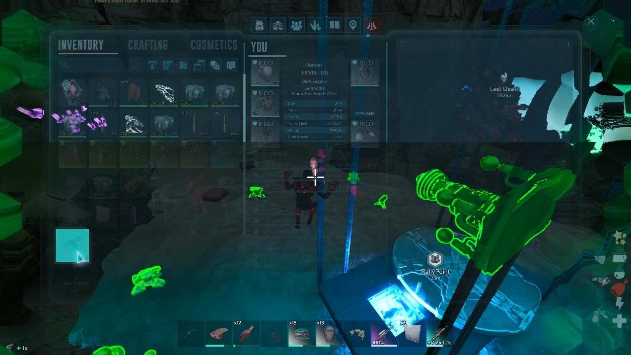 Ark duo smalltribes new astraeos cave raid day 1