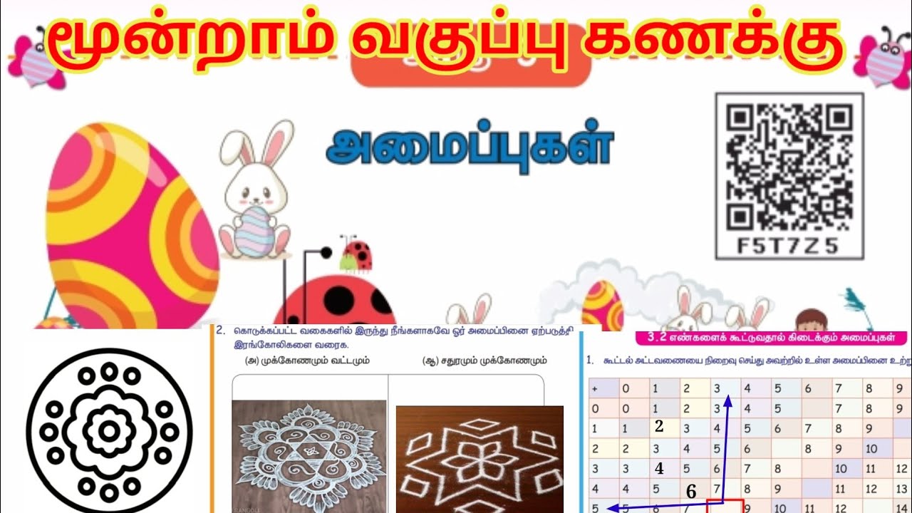 மூன்றாம் வகுப்பு கணக்கு மூன்றாம் பருவம் அமைப்புகள்