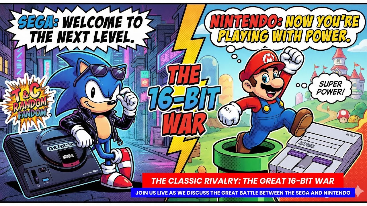 The Classic Rivalry: The Great 16-Bit War: Super Nintendo vs. Sega Genesis