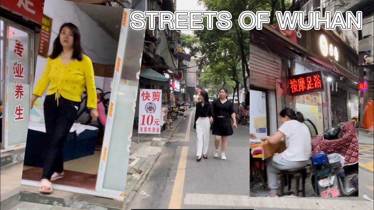 中國武漢街拍。The streets of Wuhan, China, Wednesday, April 25,2024.