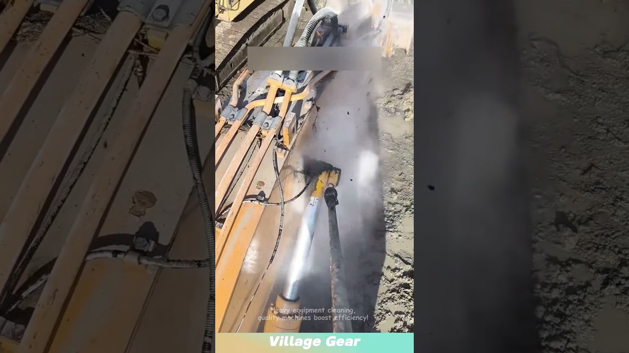 Heavy equipment cleaning, quality machines boost efficiency! #machine