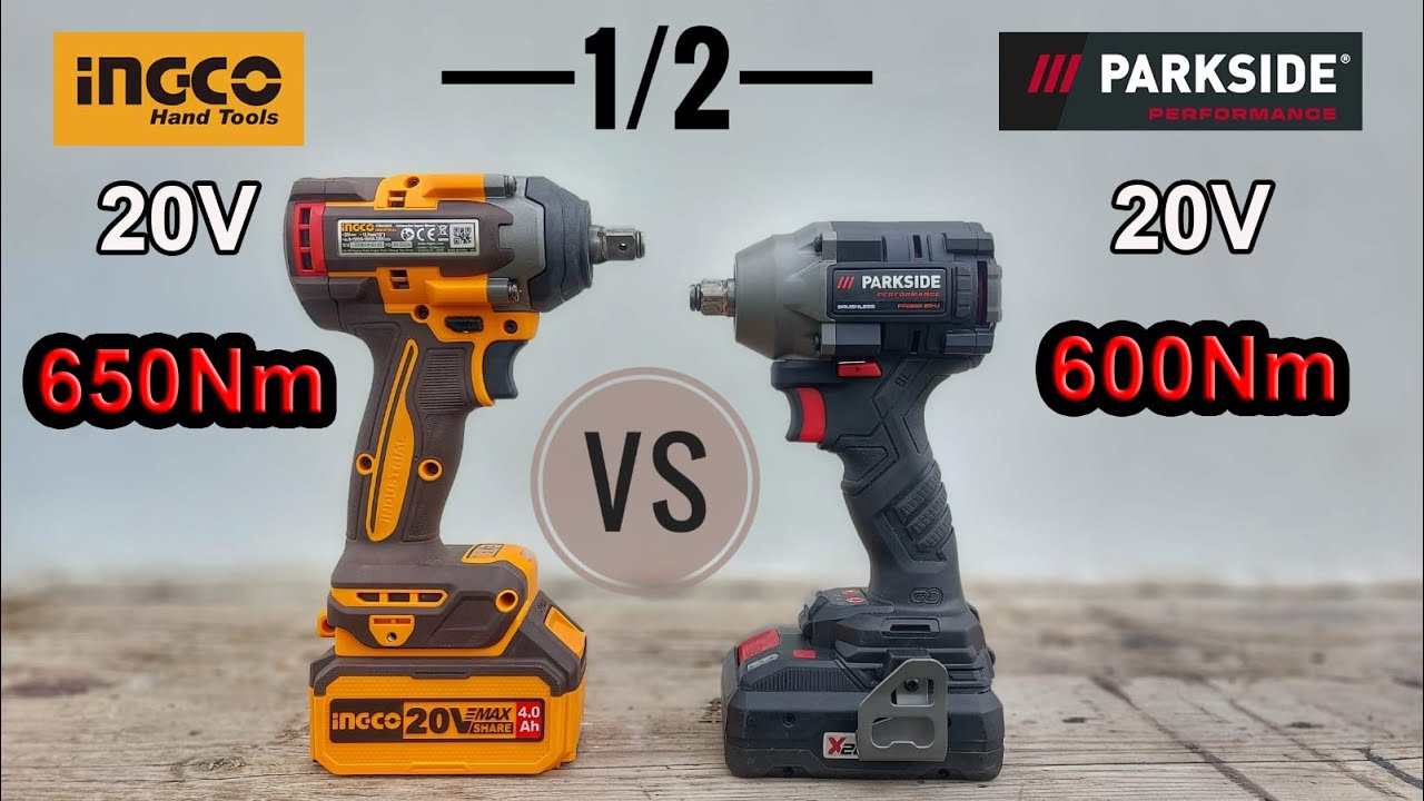 Parkside Performance 600Nm vs Ingco 650Nm
