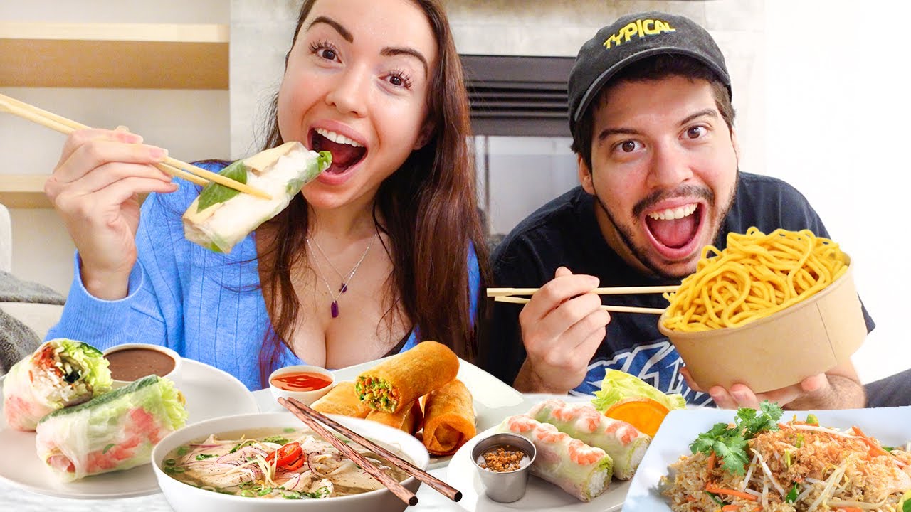 HUGE Mukbang with Typical Gamer! (Vegan)