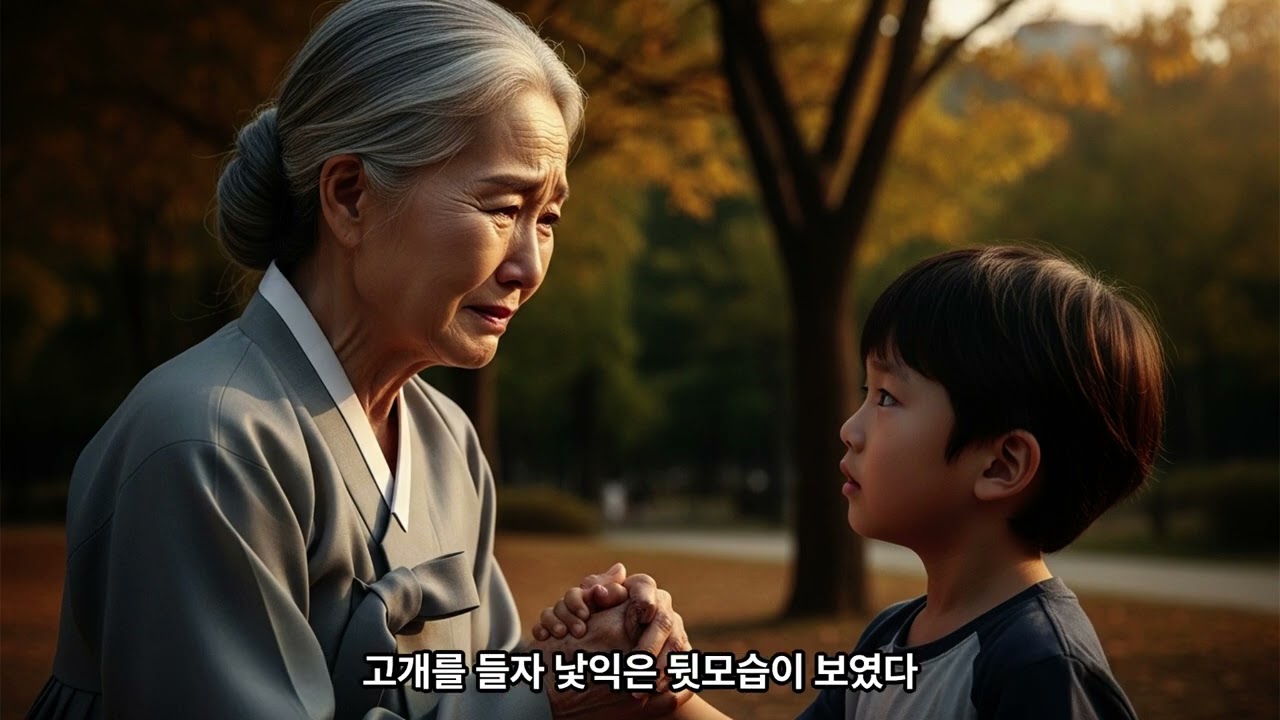 엄마는 아픈 가슴을 부여잡았다