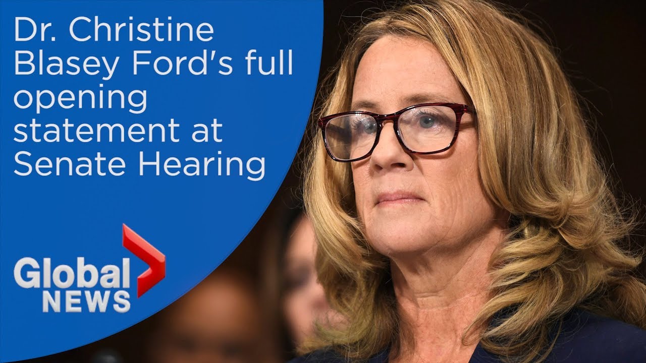 Christine Blasey Ford's FULL statement to U.S. Senate on alleged sexual assault by Brett Kavanaugh