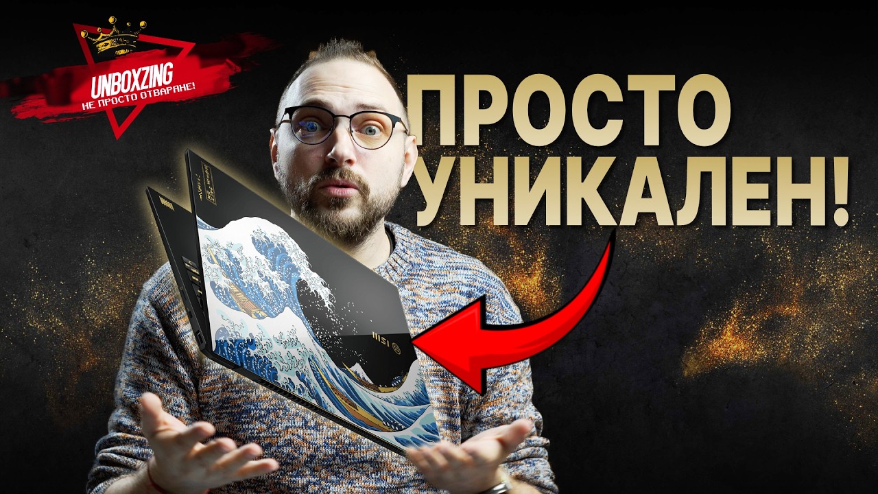 Никога не съм отварял по-специален лаптоп…MSI Ukiyo-e