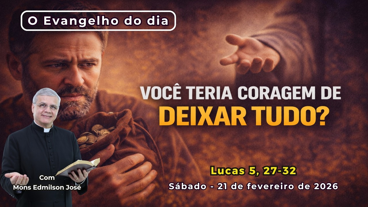 EVANGELHO DO DIA - 21/02/2026 - #HOMILIA DIÁRIA - #EVANGELHO DE HOJE - #LITURGIA DE HOJE