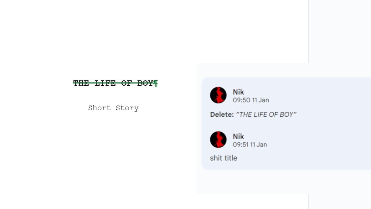 I Ruined his Script