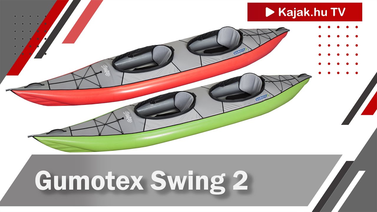Gumotex Swing 2 felf&uacute;jhat&oacute; kajak Teszt Kajak hu TV