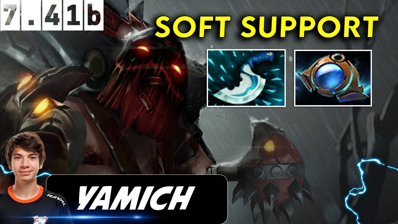 Yamich Pudge Soft Support - Dota 2 Patch 7.41b Pro Player Full Gameplay