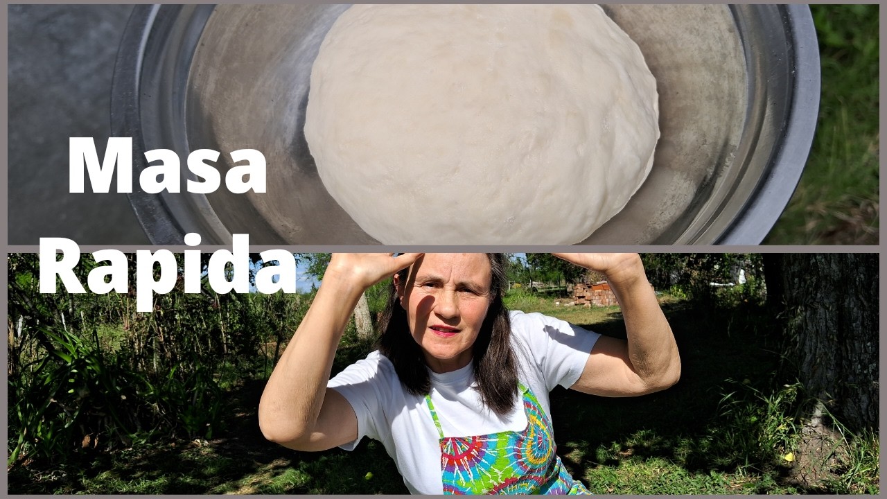 MASA de TARTA rápida salada sin manteca solo Harina Aceite Agua RECETA CASERA fácil en minutos