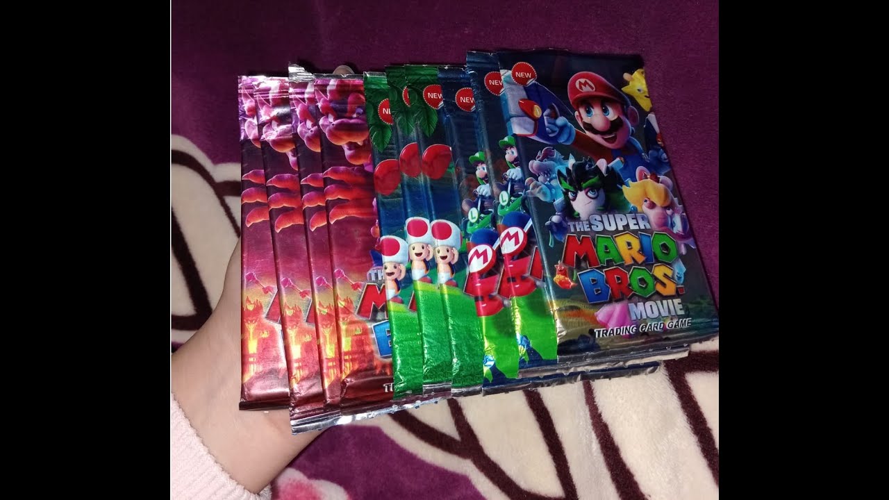 Tarjetas de Mario Bros Clon al estilo Trading Carg Game Parte 2