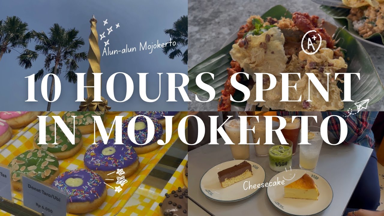 Mojokerto Vlog | 10 Hours Spent in Mojokerto | Strolling, Cafe Hopping, Alun-alun, Coffee & Pastry 