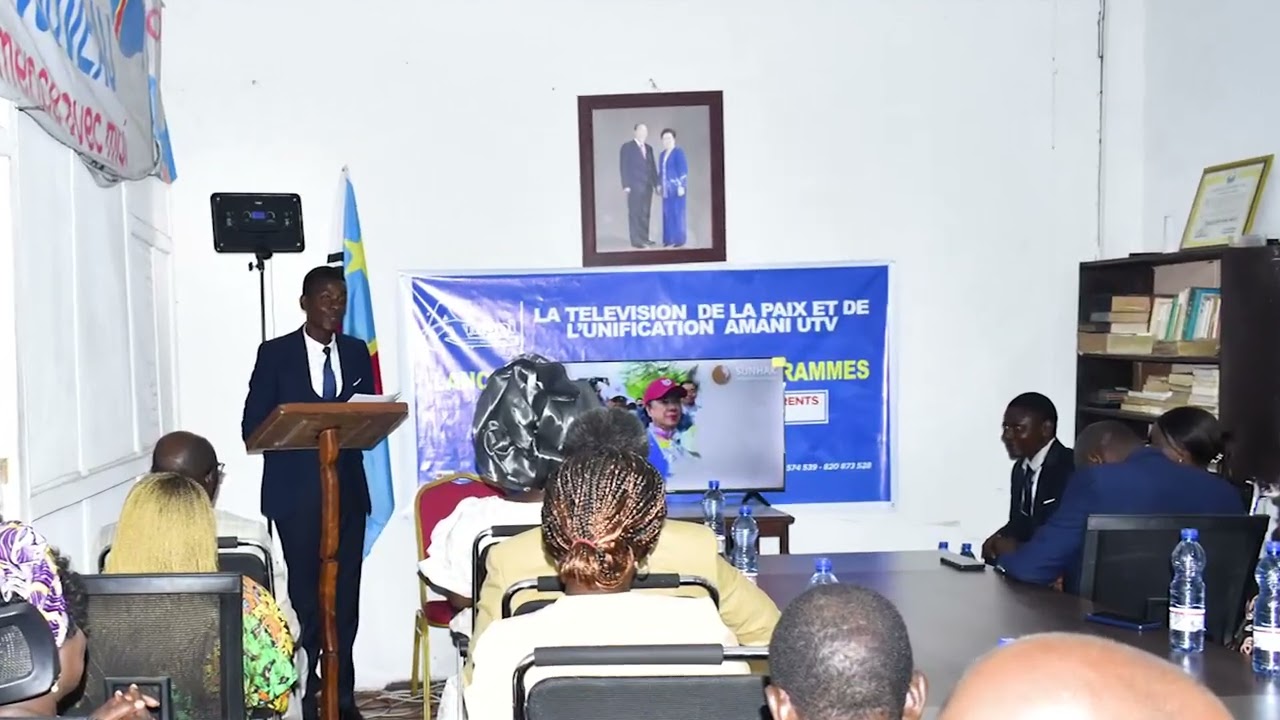 LANCEMENT OFFICIEL DES PROGRAMMES DE AMANI UTV ET PEACE UTV DRCONGO