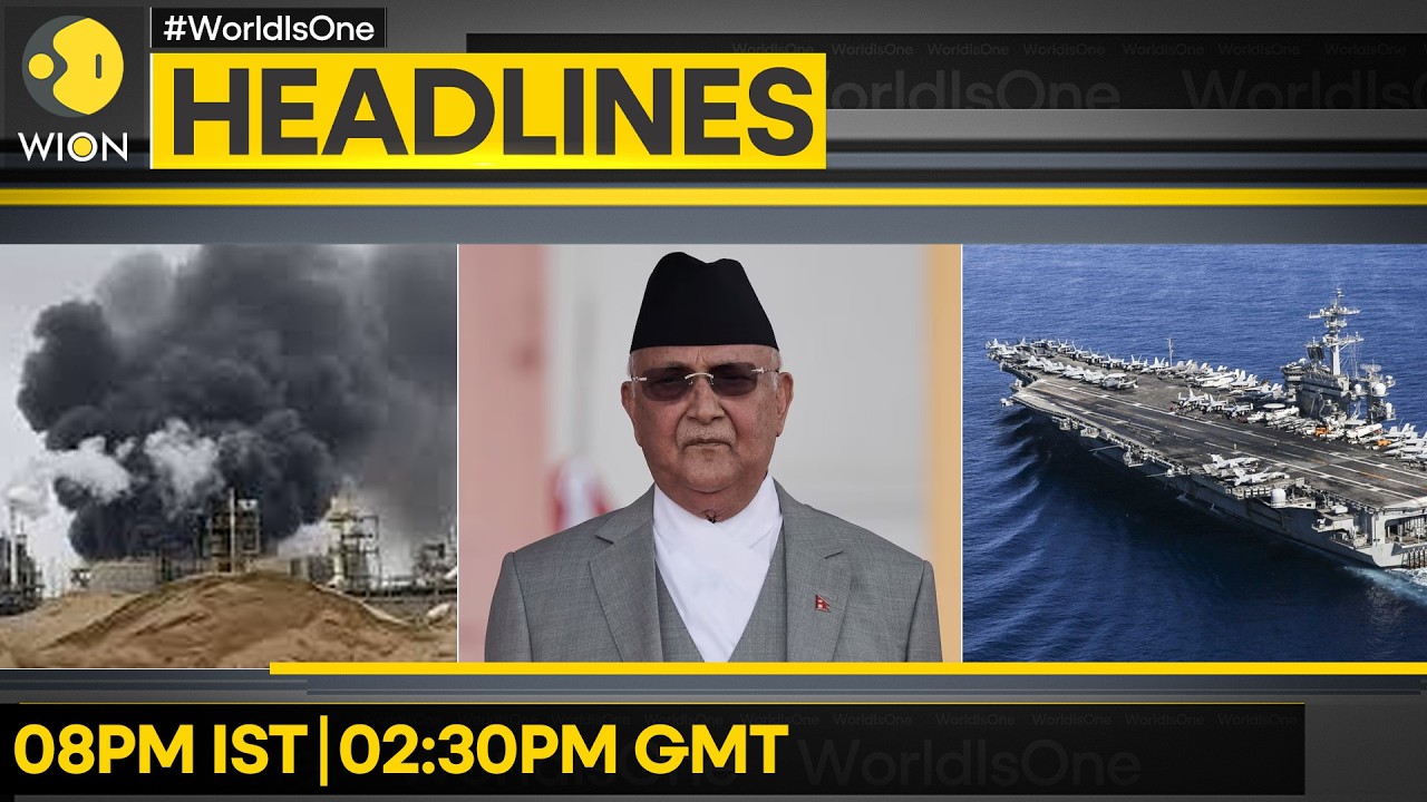Israeli Industrial Zone on Fire After Iranian Strikes | Nepal: Ex-PM Oli Admitted To Hospital | WION