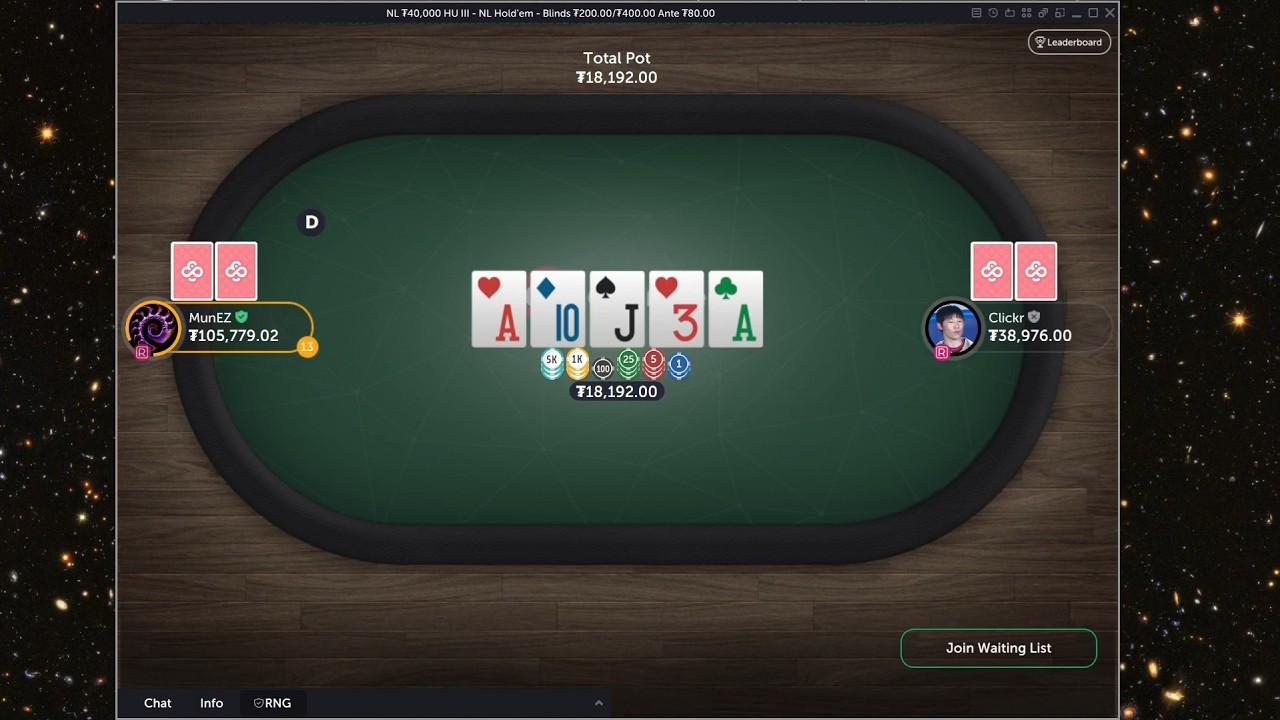 200$/400$ - buttonclickr vs. MunEZ_StaRR - 40knl HU - Poker Session #441