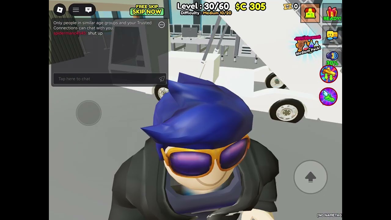 spider spy dummy playing drop