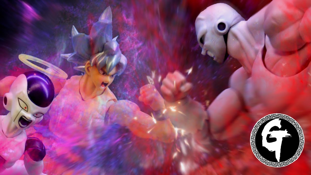 Goku and Frieza VS Jiren-Dragon Ball stop motion孫悟空&フリーザ VS ジレン 孫悟空&弗利沙VS吉連
