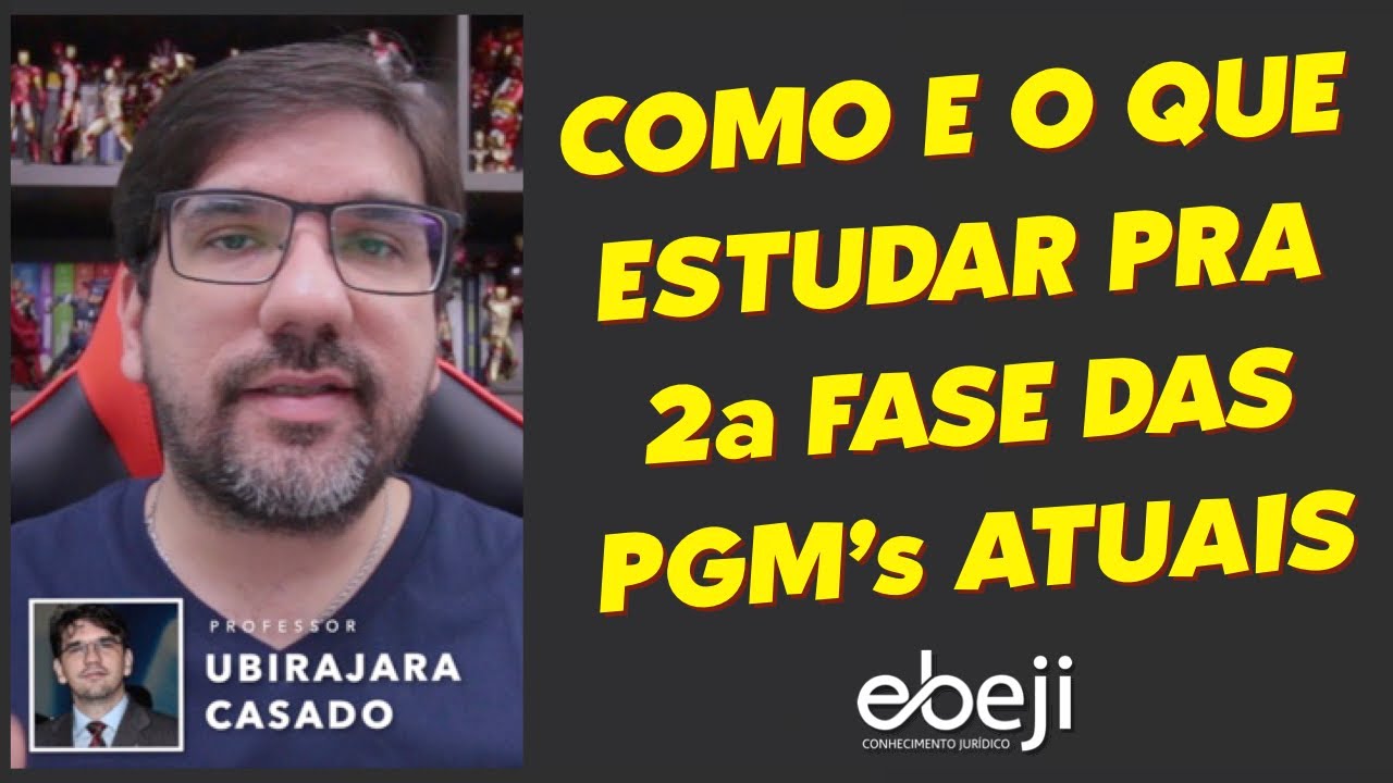 🔴 2a FASE PGM | CONCURSOS ATUAIS | COMO E O QUE ESTUDAR | PROF UBIRAJARA CASADO 🔴
