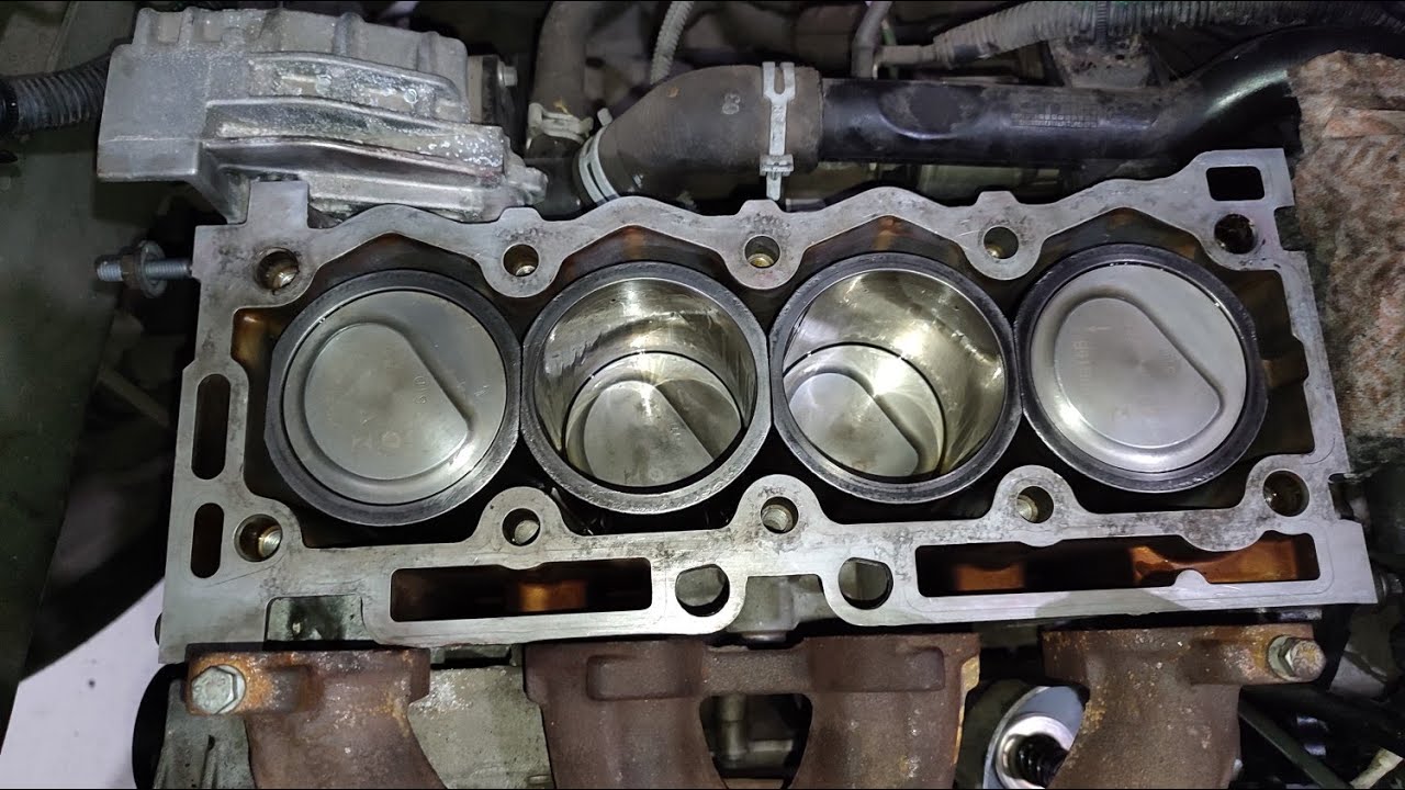 Reparo cabeçote Citroen C3 passando água para o óleo baixando água retirada das camisas e vedações