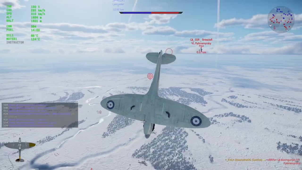 Spitfire Warthunder Gameplay 
