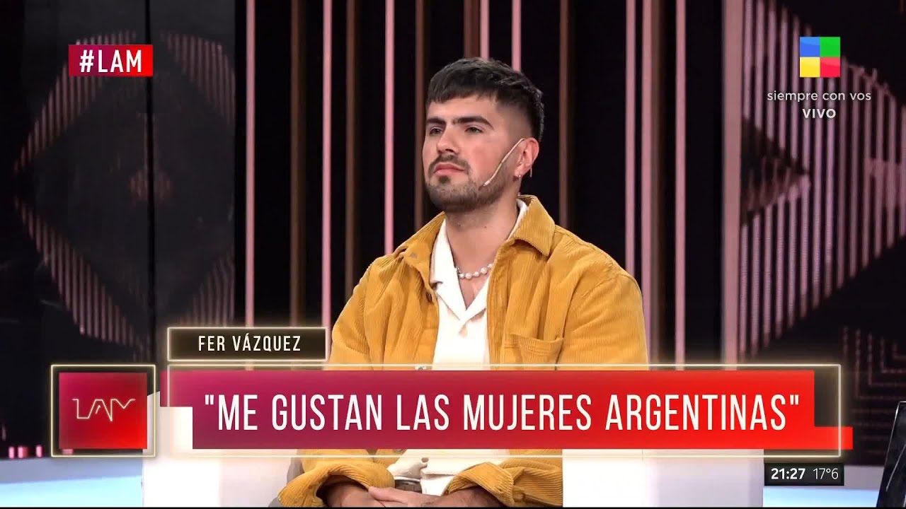 ⭐ Fer Vázquez visitó el estudio de #LAM: 