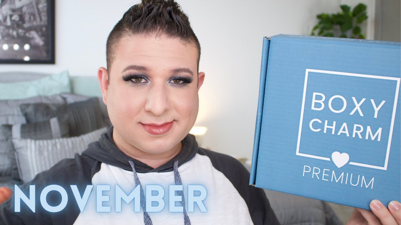 BOXYCHARM NOVEMBER 2021 PREMIUM UNBOXING, REVIEW AND TRY ON | Brett Guy Glam
