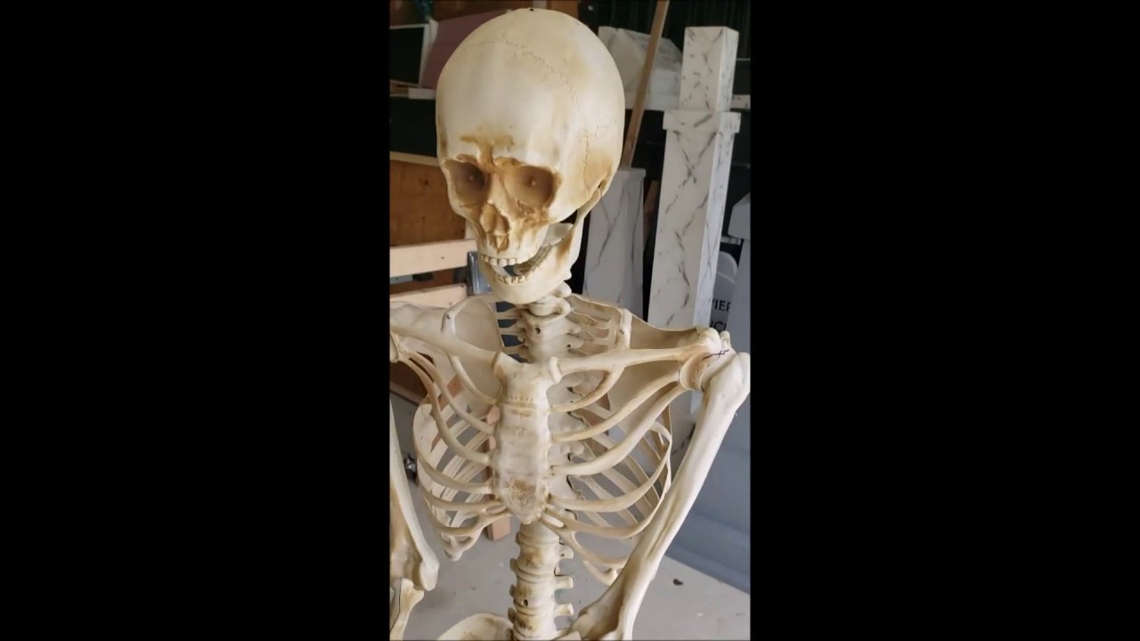Digging Skeleton prop