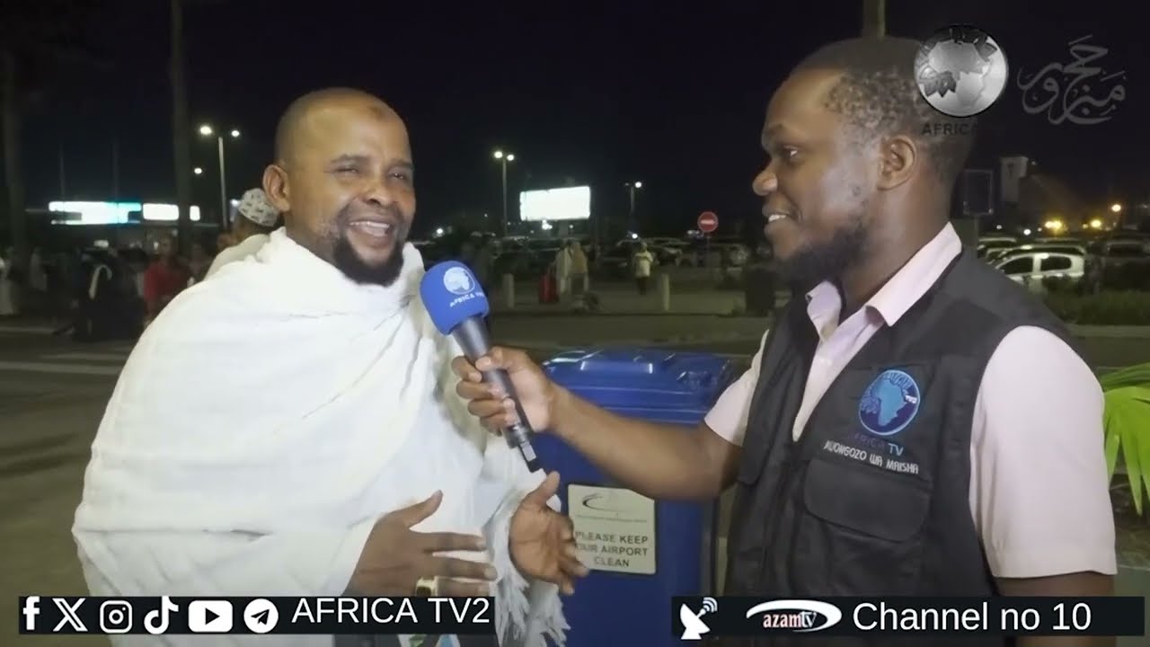 KUTOKA AIRPORT TAZAMA MAHUJAJI WA TANZANIA WAKIANZA SAFARI YA KUELEKEA MAKKAH KUFANYA IBADA YA HIJJA