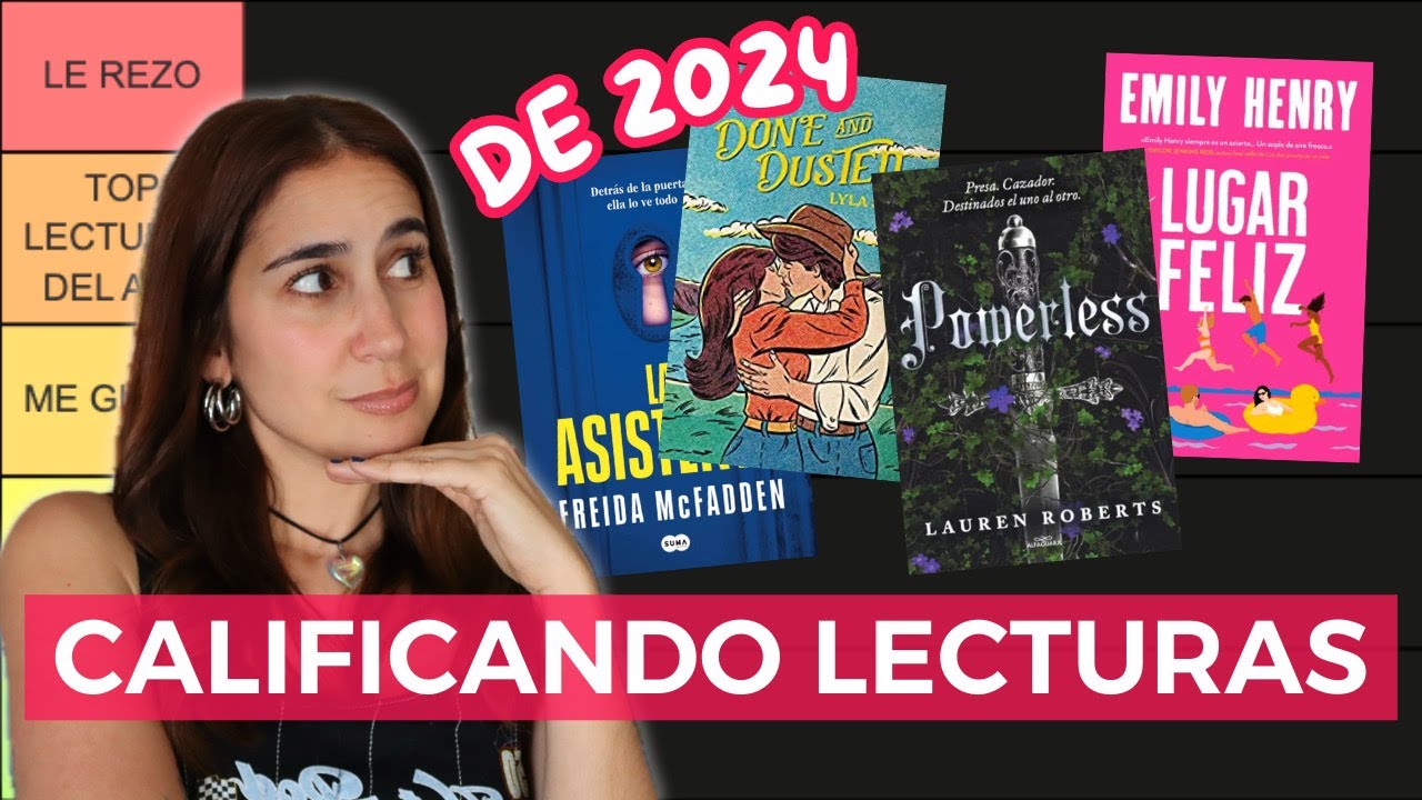 CALIFICANDO TODAS MIS LECTURAS DE 2024 🤩 +65 LIBROS 📚