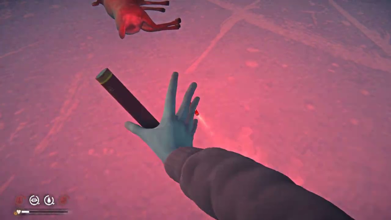 The Long Dark - Meat struggle with wolf in interloper