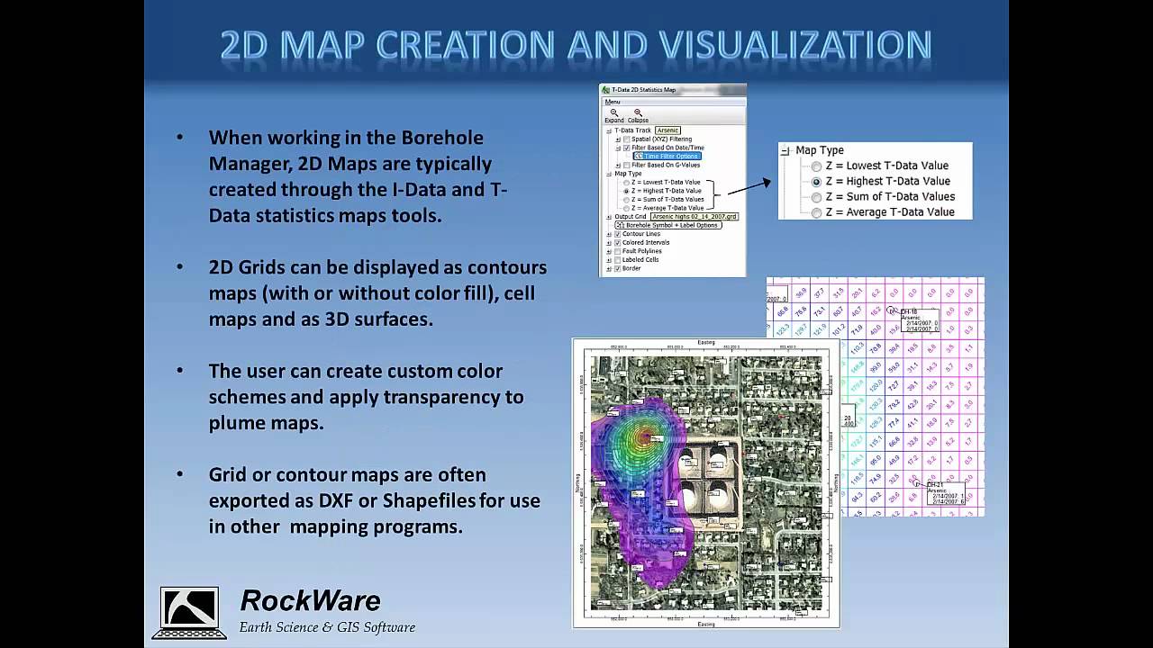 (RWW 11) RockWorks: Borehole Manager - Contaminant Plume Modeling (RockWorks15)