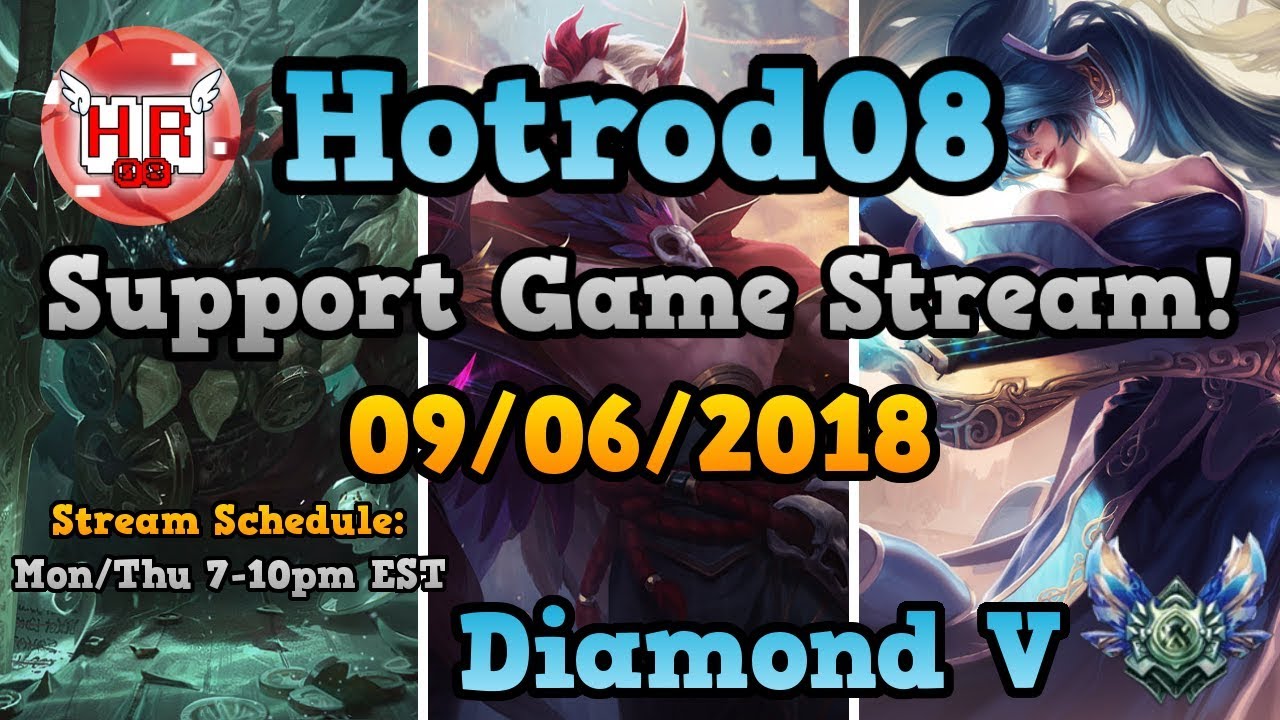 (9/6/18) Diamond V Support Stream! Learn/Interact/Ask Questions Live To Better Your Game!