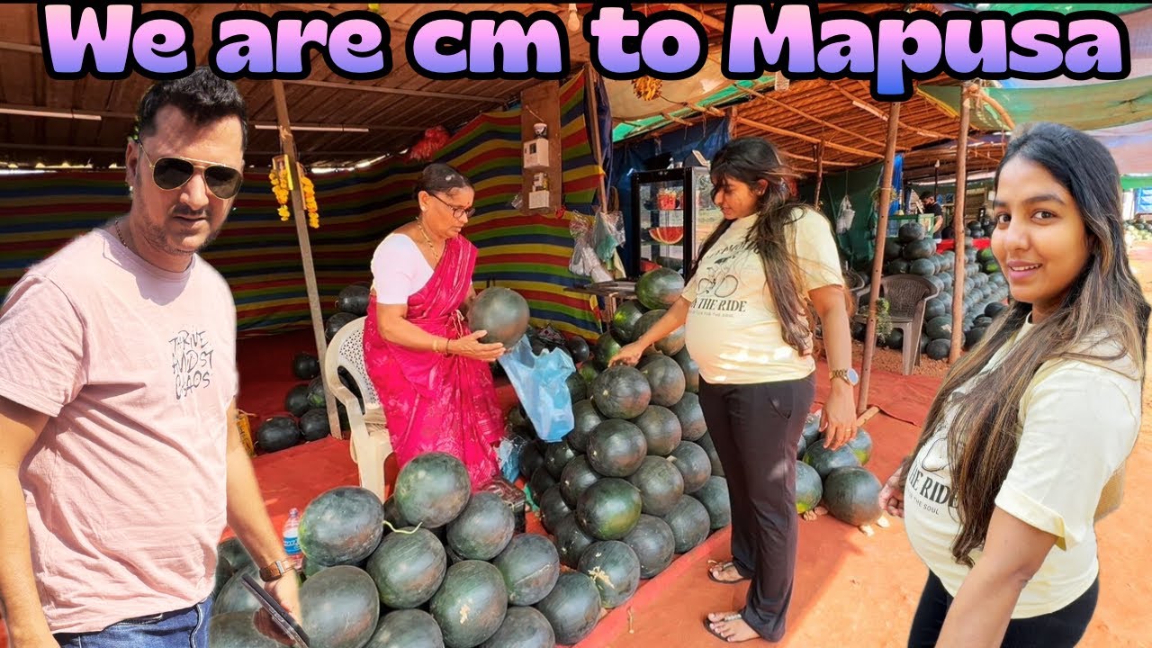 🤰We Are Come To Mapusa | Konkani Vlog | Spaina And Angelo 