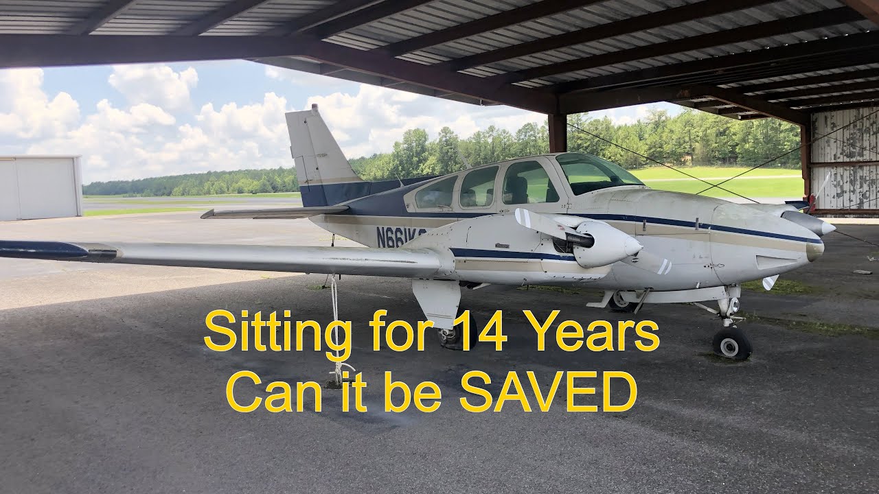 Abandoned Airplane Beechcraft Baron B55 CAN WE SAVE IT