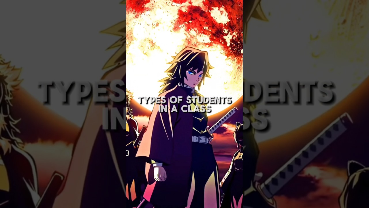 TYPES OF STUDENTS IN A CLASS #trending #anime #edit