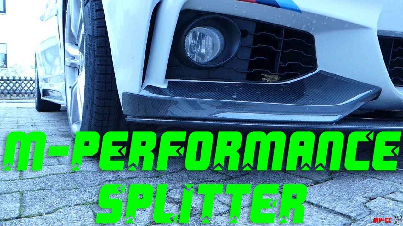 BMW 4'er Coupe (F32 / 440i) Splitter Version 3 (M-Performance)