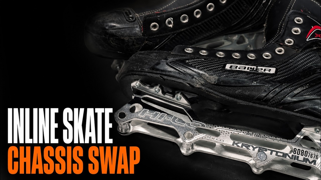 In-Line Hockey Skate Chassis Replacement