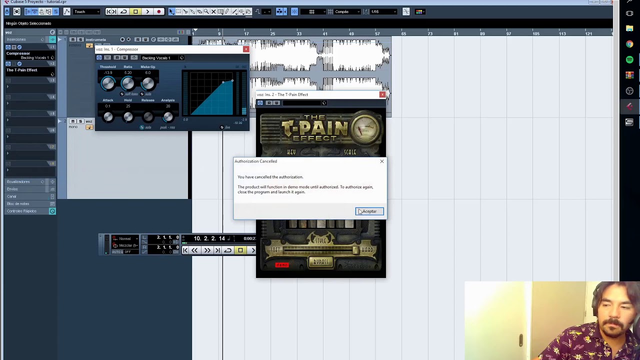 Como grabar una voz en Cubase 5 Facil (Tutorial) 2020 con T-pain