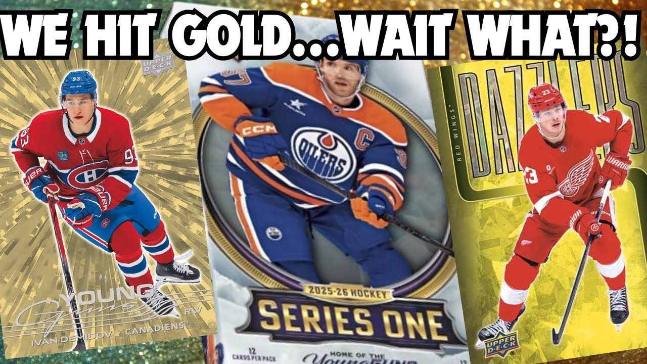 WE HIT GOLD!!!!......WAIT WHAT?! | 2025-26 Upper Deck Series One Hobby Box