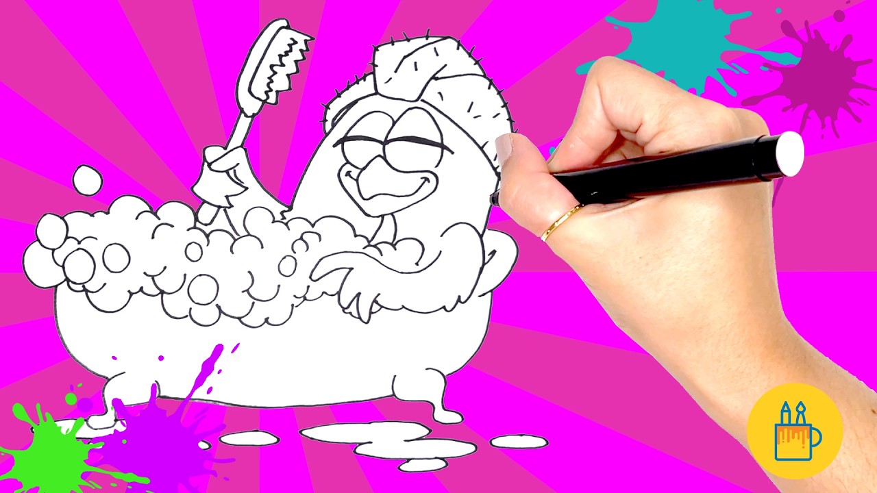 Desenhar e Colorir Galinha Pintadinha 🎨🐔